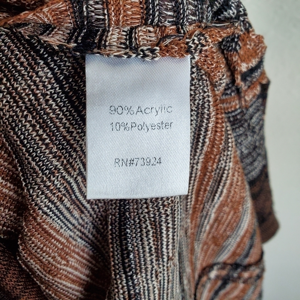 Ming Wang Collarless Knit Jacket size 0X NWT - Picture 5 of 6